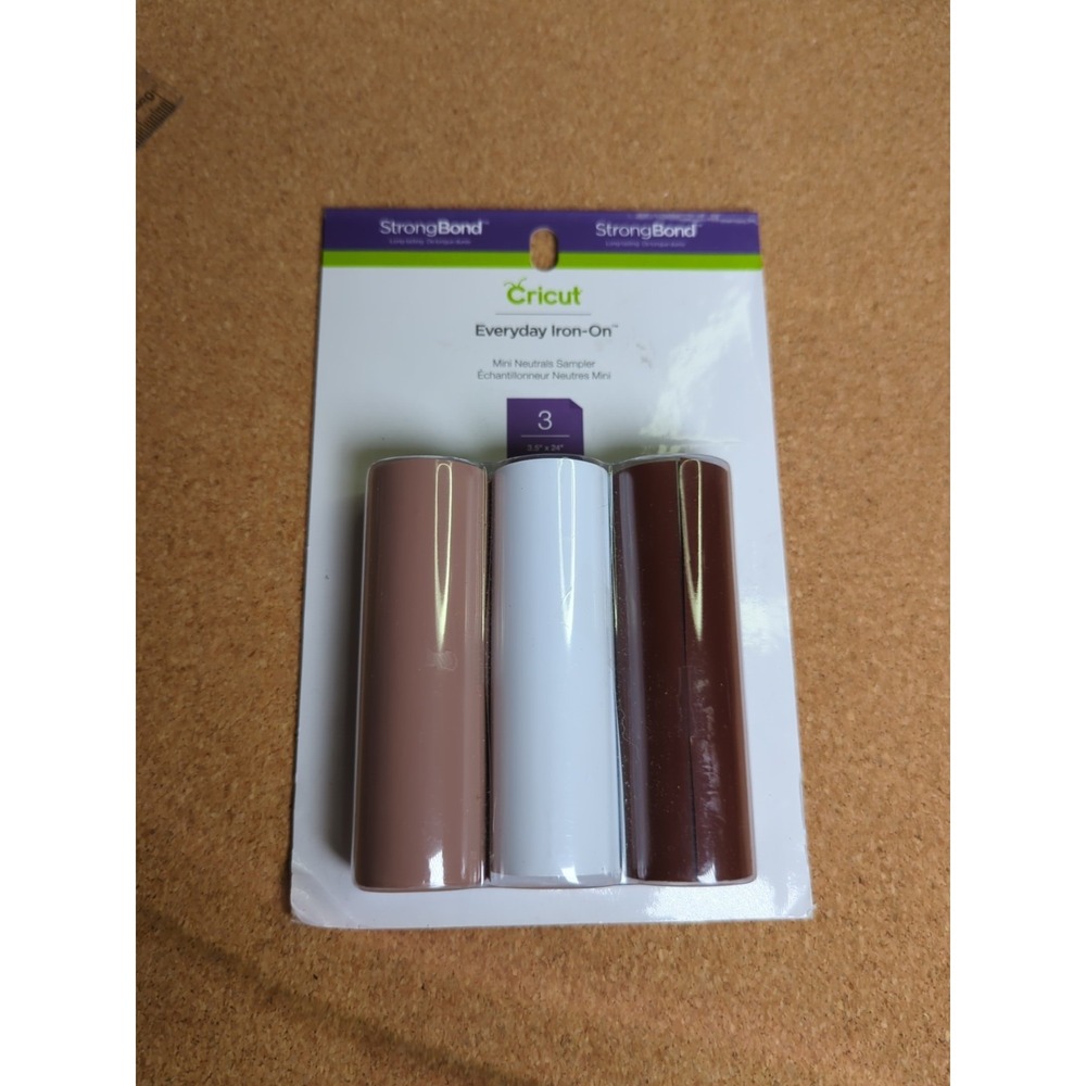 Cricut Everyday Iron-On Mini Neutrals Sampler  NEW SEALED